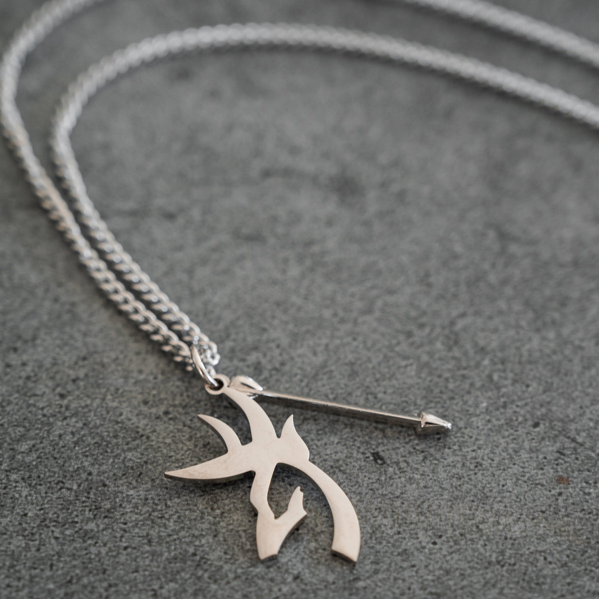 Big Buck Bow Hunter - Stainless Steel Necklace