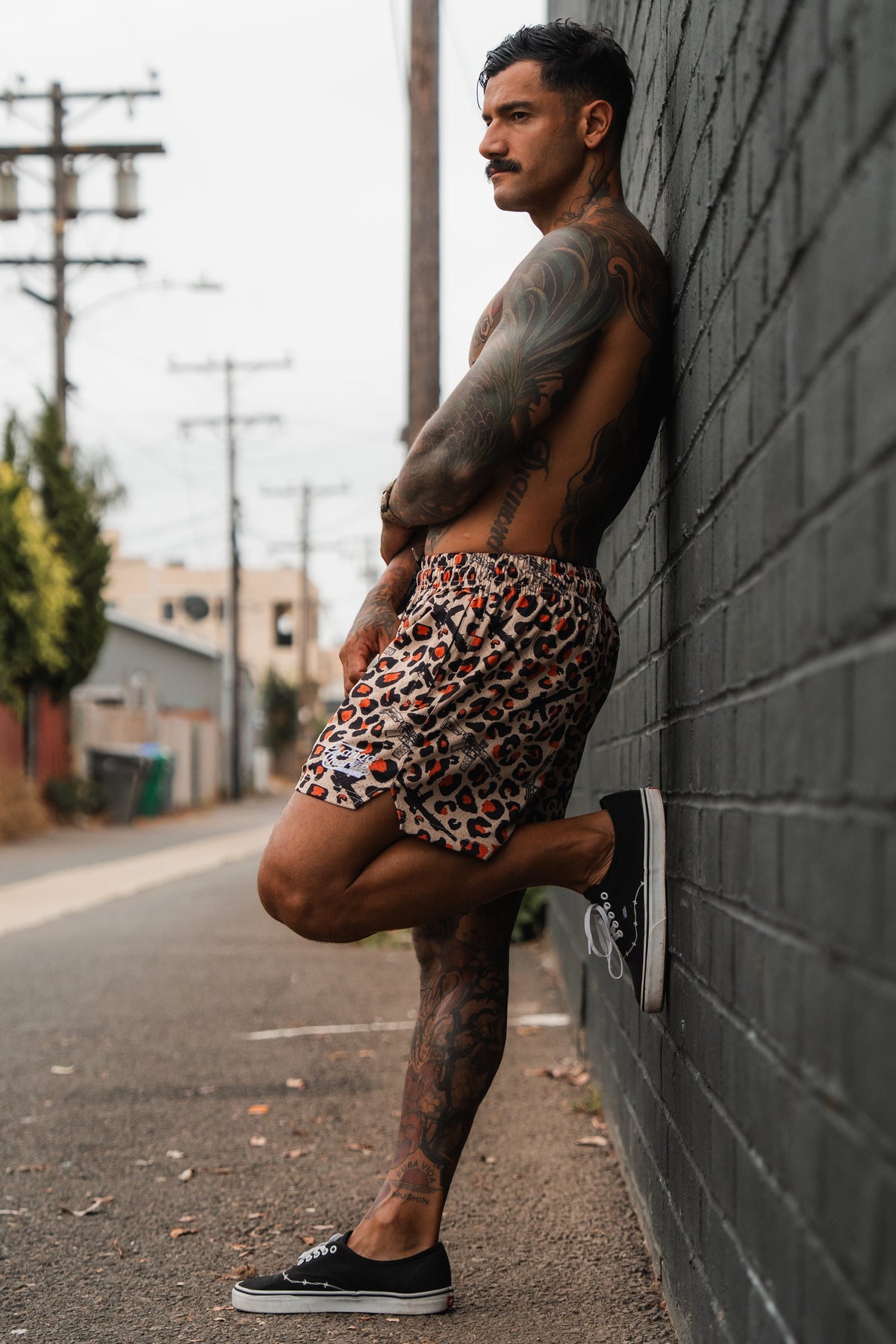 Men's Mesh Lifestyle Shorts | 5.5"- Loaded Leopard