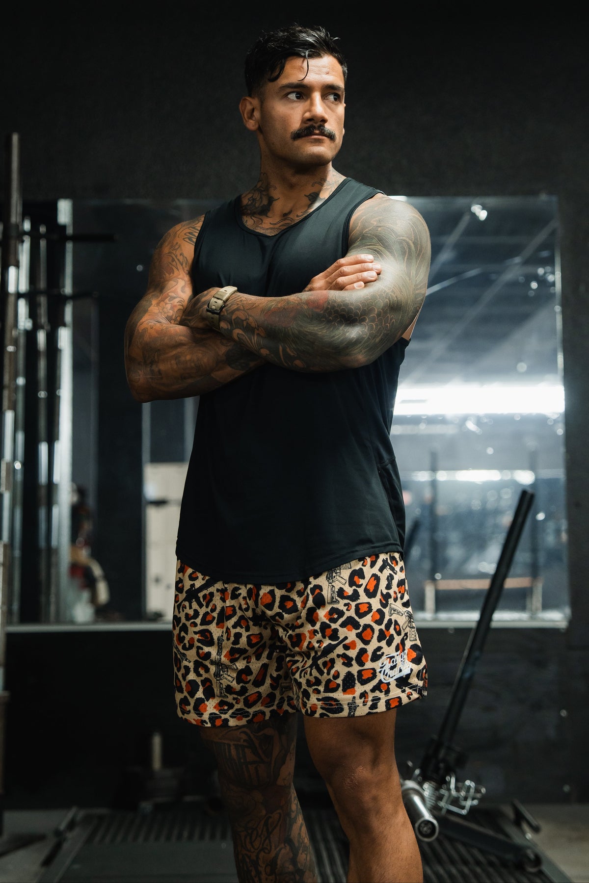 Men's Mesh Lifestyle Shorts | 5.5"- Loaded Leopard