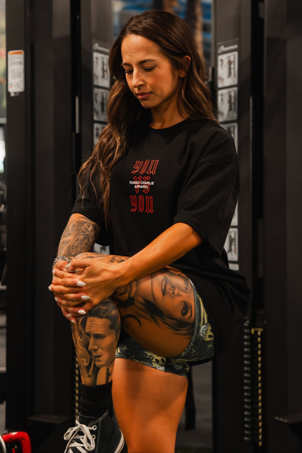 Women's High-Waisted Seamless Front Compression Training Shorts | Savage