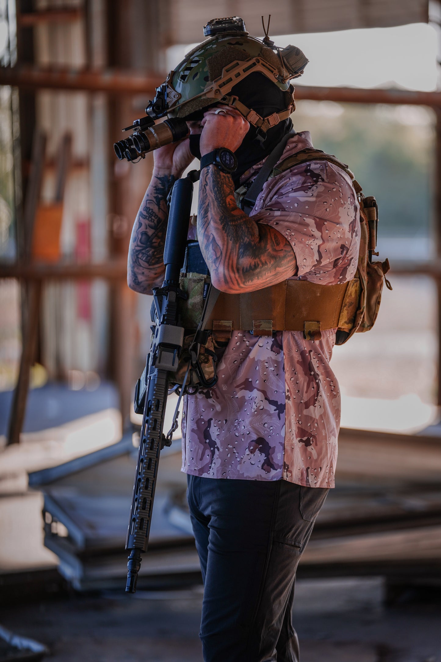 Chocolate Chip Button-up