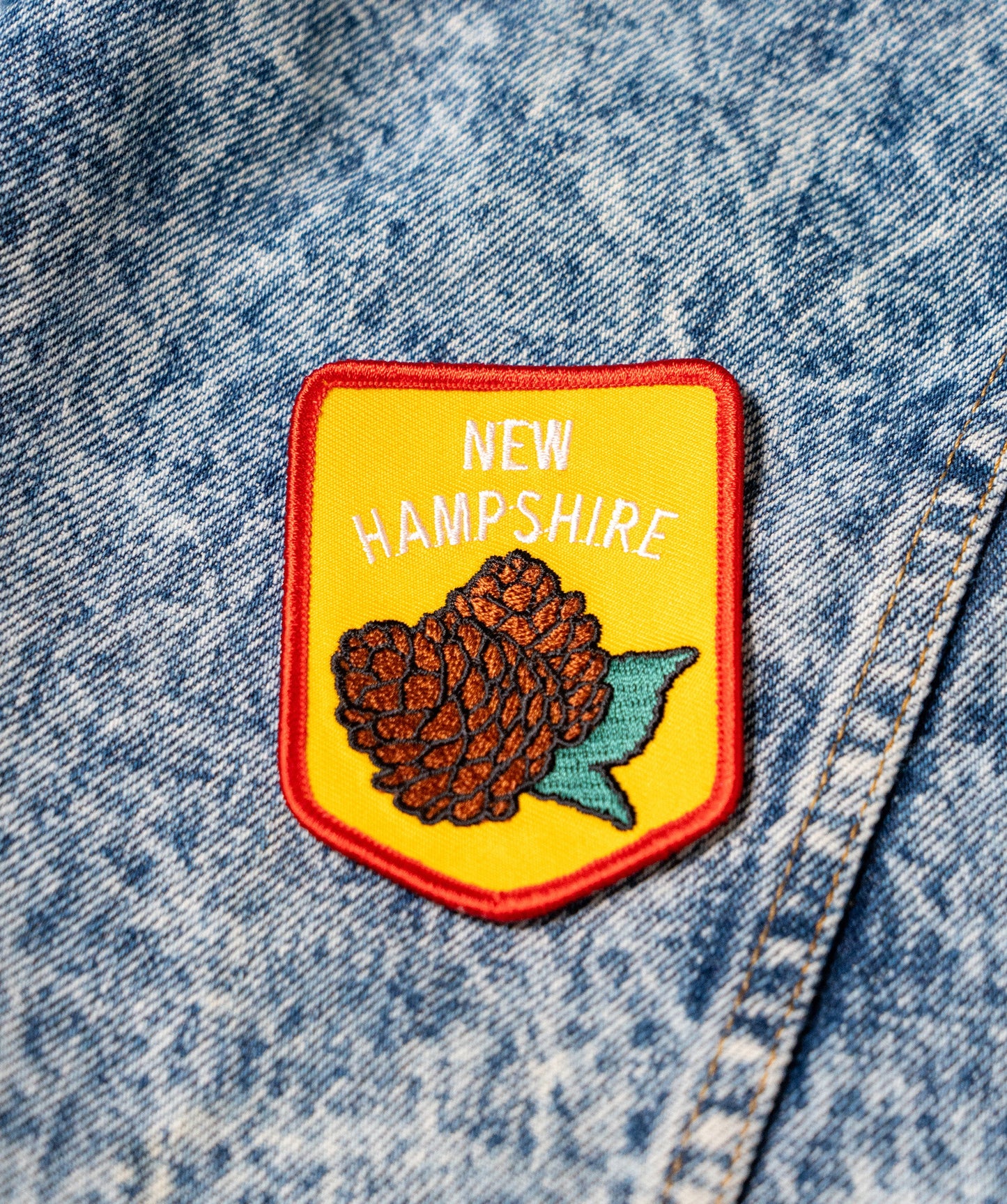 New Hampshire Embroidered Patch