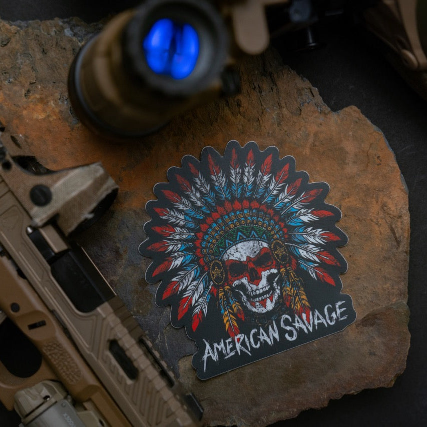 American Savage Sticker