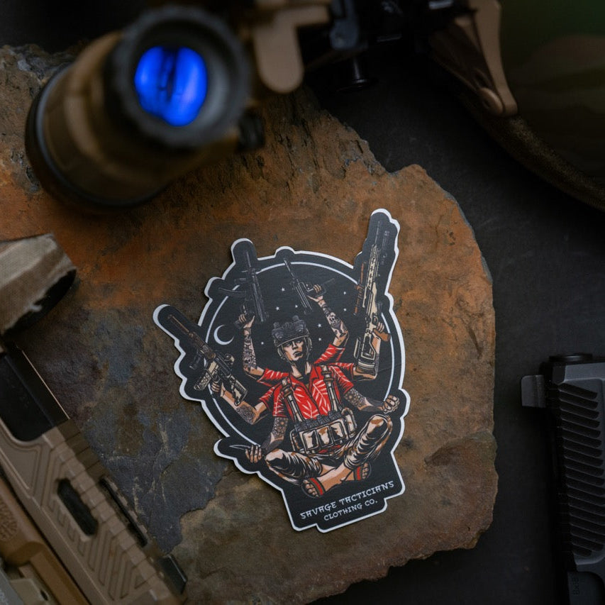 One Mind, Any Weapon Sticker