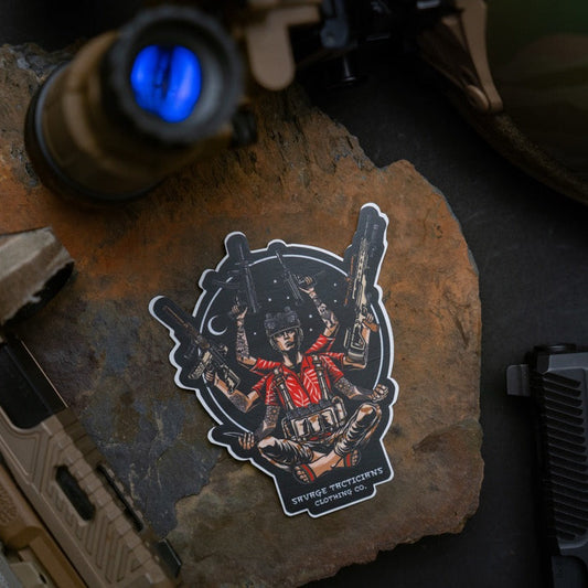 One Mind, Any Weapon Sticker