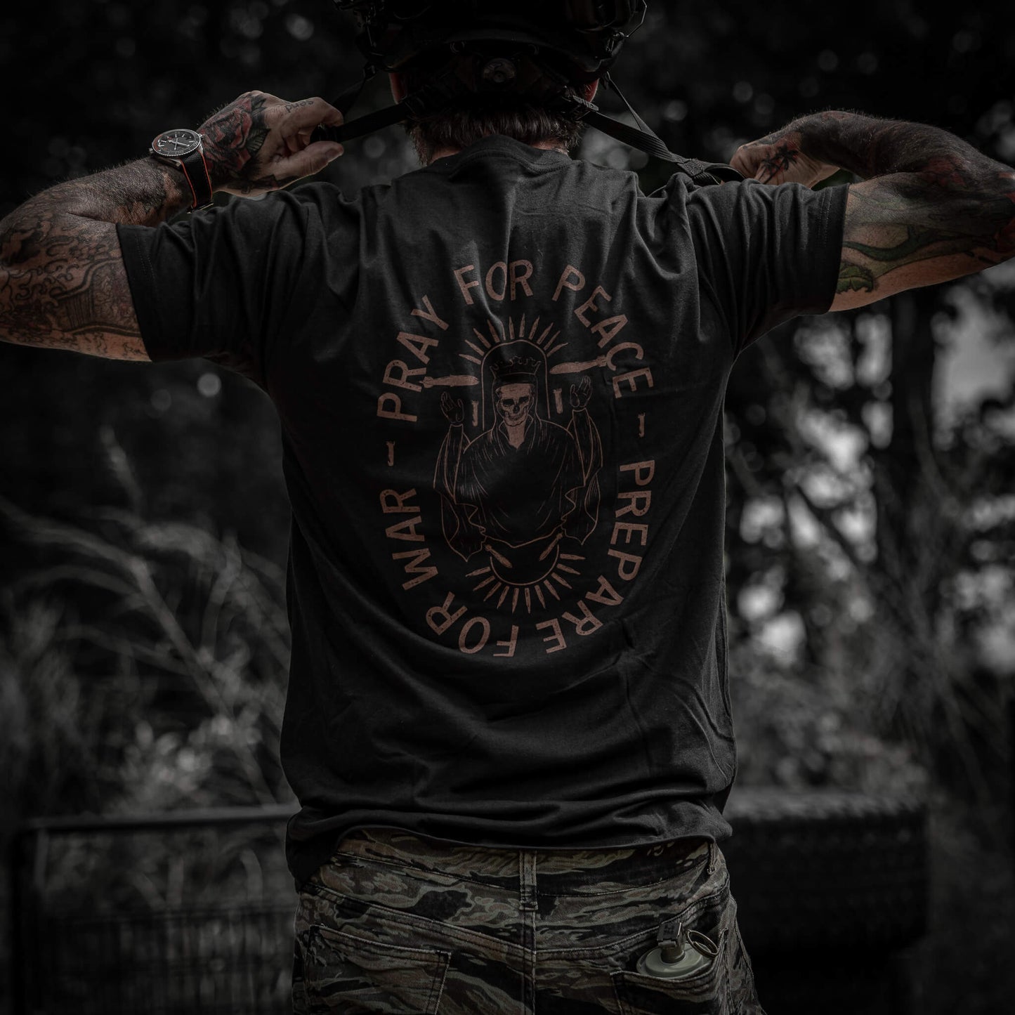 Pray For Peace. Prepare For War. Men's T-Shirt