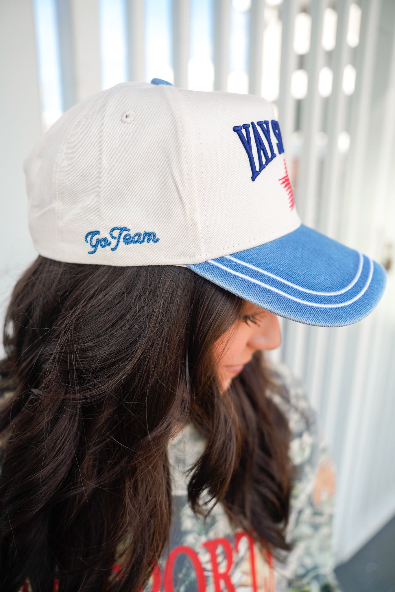 Yay Sports! - Denim Vintage Trucker Hat