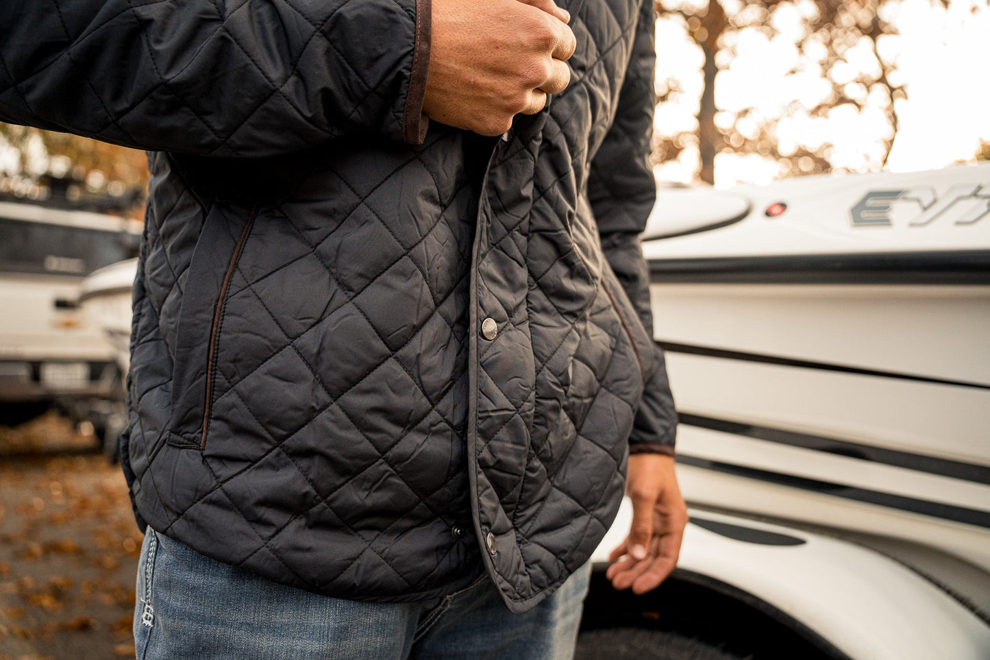 Diamond Quilted Jacket