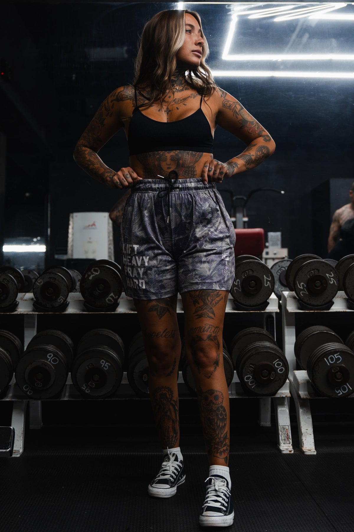 Men's Mesh Lifestyle Shorts | 5.5"- Lift Heavy Pray Hard Deadwood