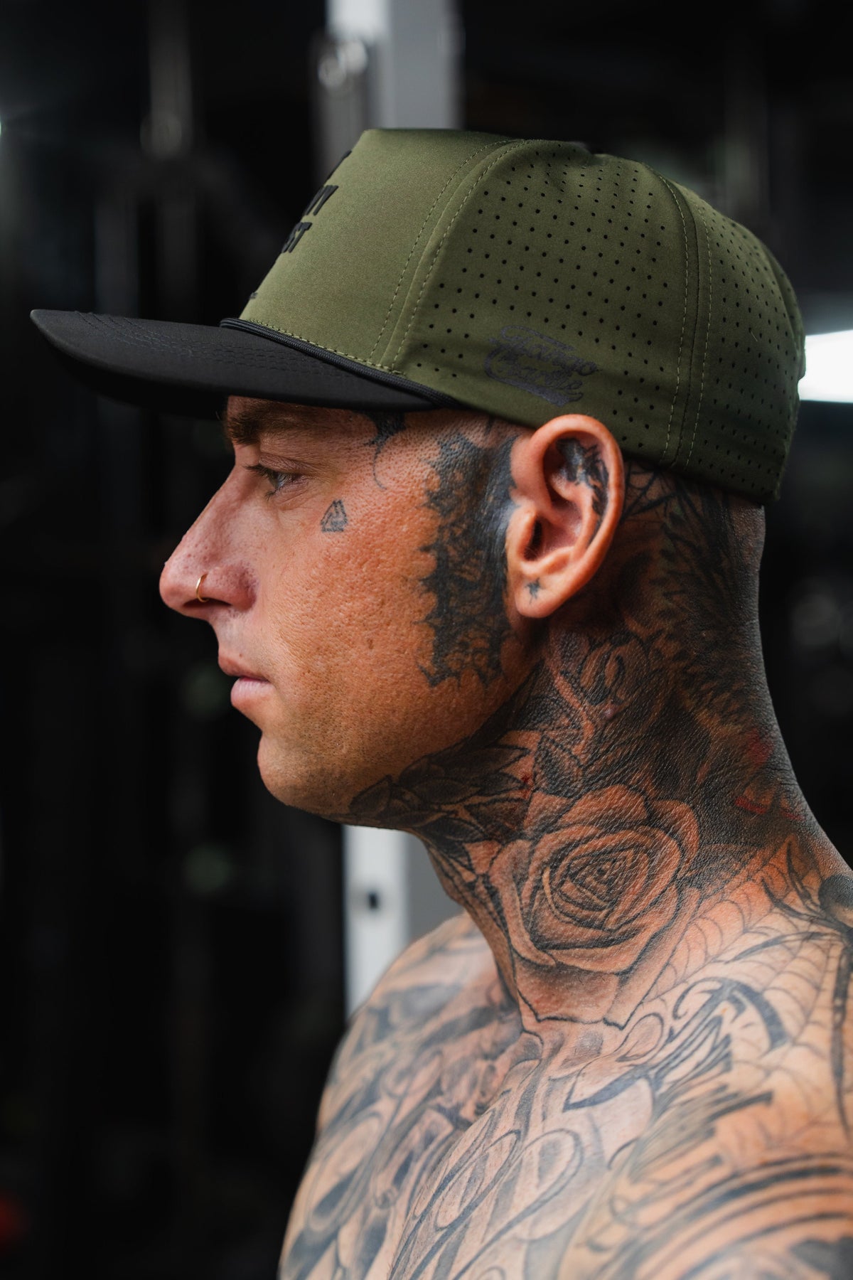 Lift Heavy. Trust God. Hydro - OD Green Snapback Hat