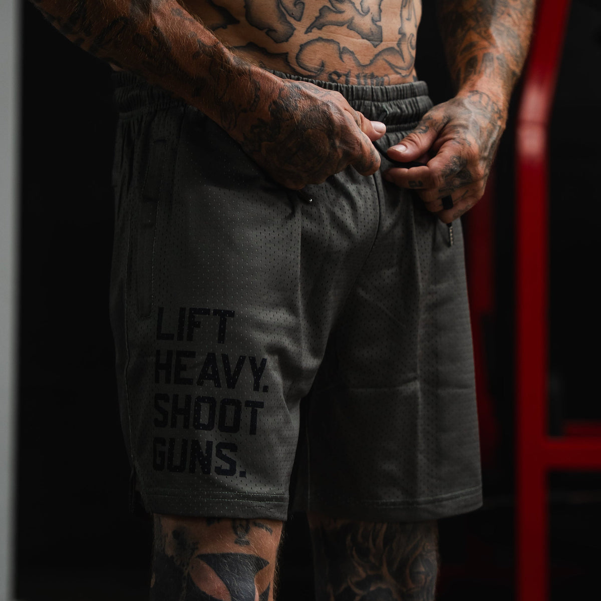 Men's Mesh Lifestyle Shorts | 5.5"- LHSG OD Green