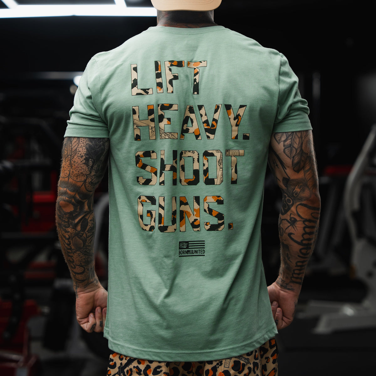 Loaded Leopard LHSG - Seafoam Green Tee