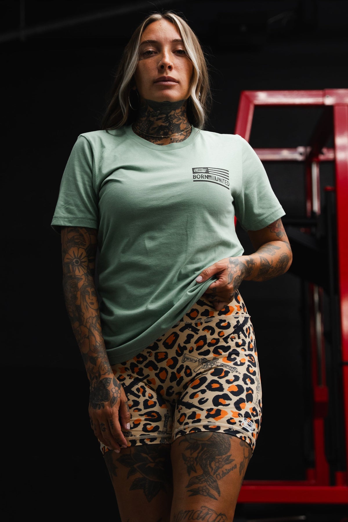 Loaded Leopard LHSG - Seafoam Green Tee