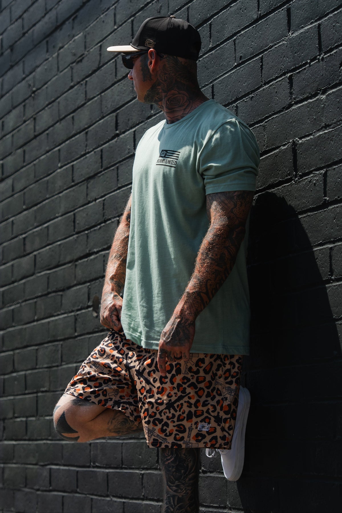 Loaded Leopard LHSG - Seafoam Green Tee