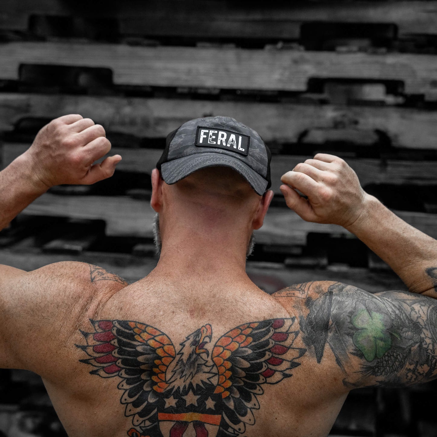Feral Patch RipStop Tactical Mesh Snapback Hat