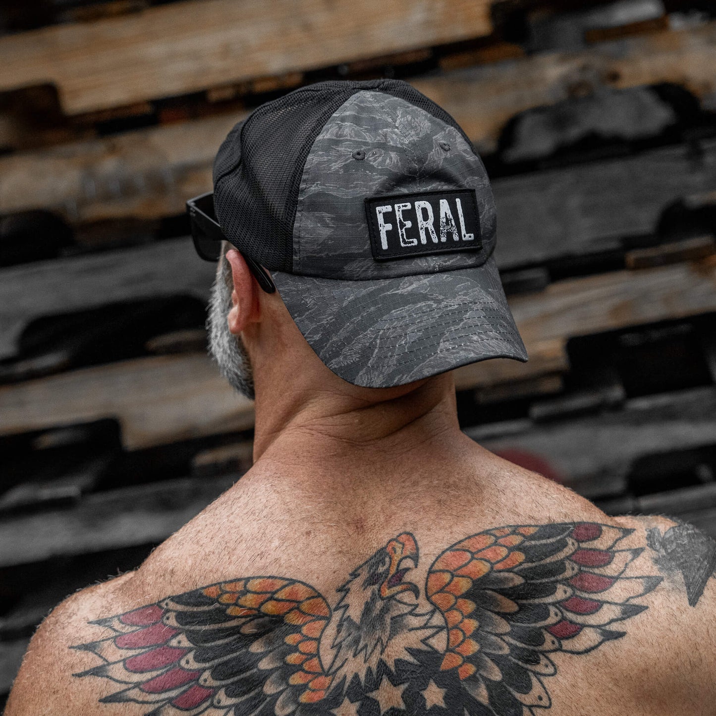 Feral Patch RipStop Tactical Mesh Snapback Hat