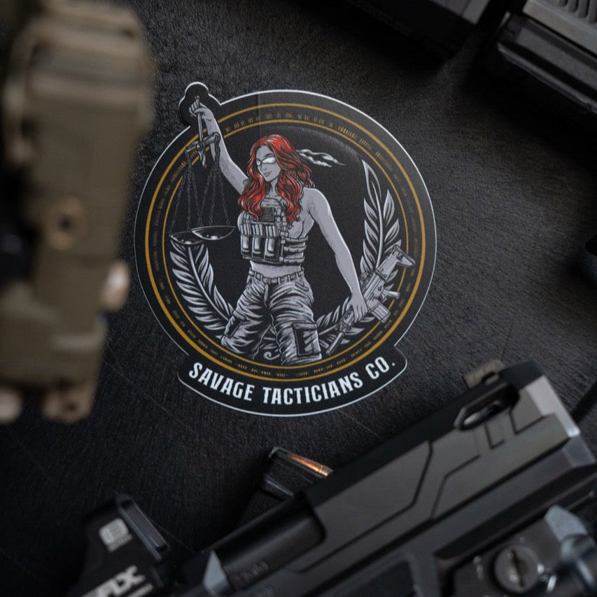 Lady Justice Sticker