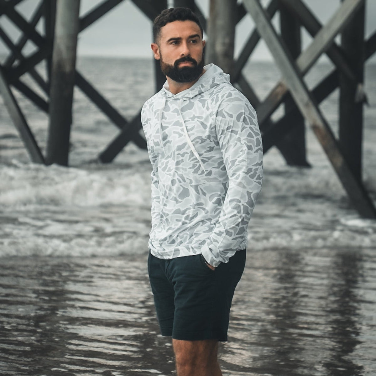 Performance Hoodie - Ghost Camo
