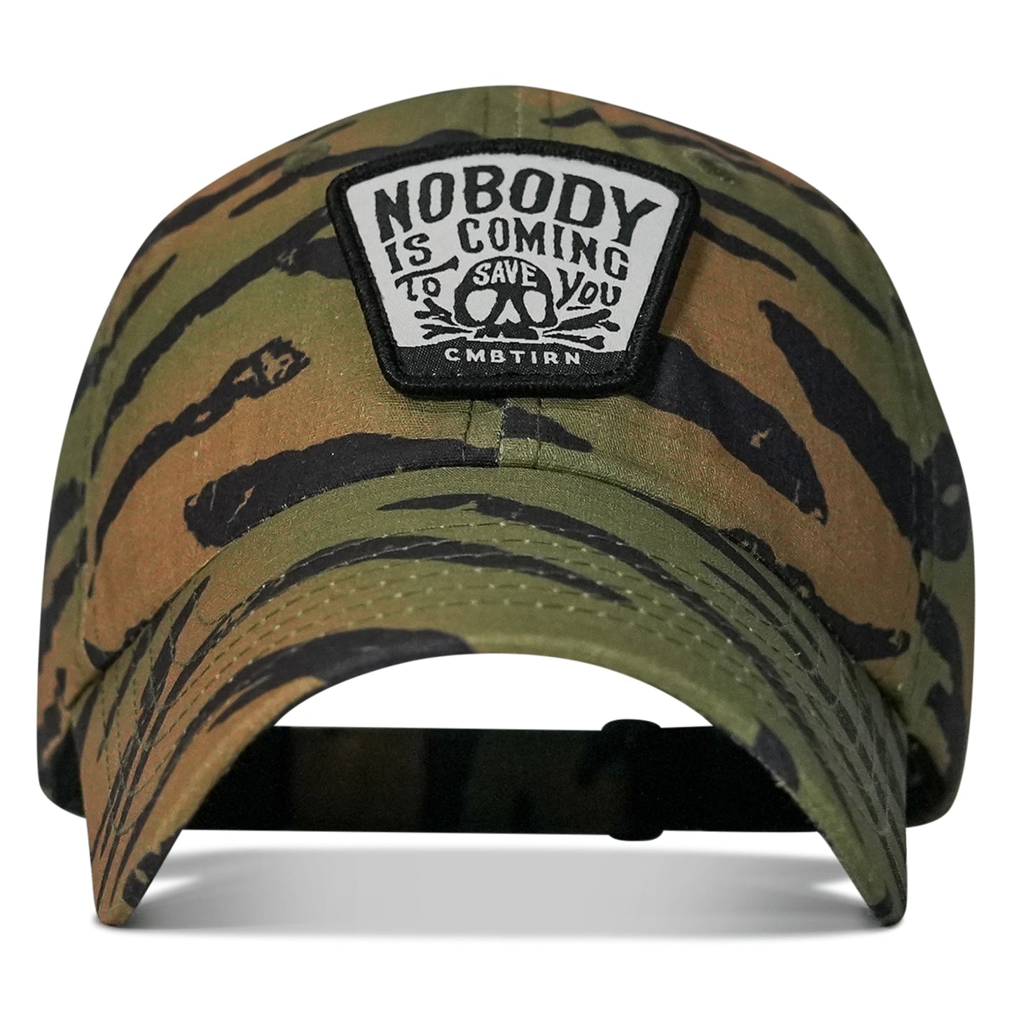 Nobody Is Coming To Save You Skull Patch Ripstop Snapback
