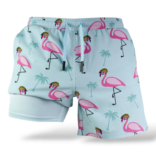Swim Trunks - Flamingo Team Six