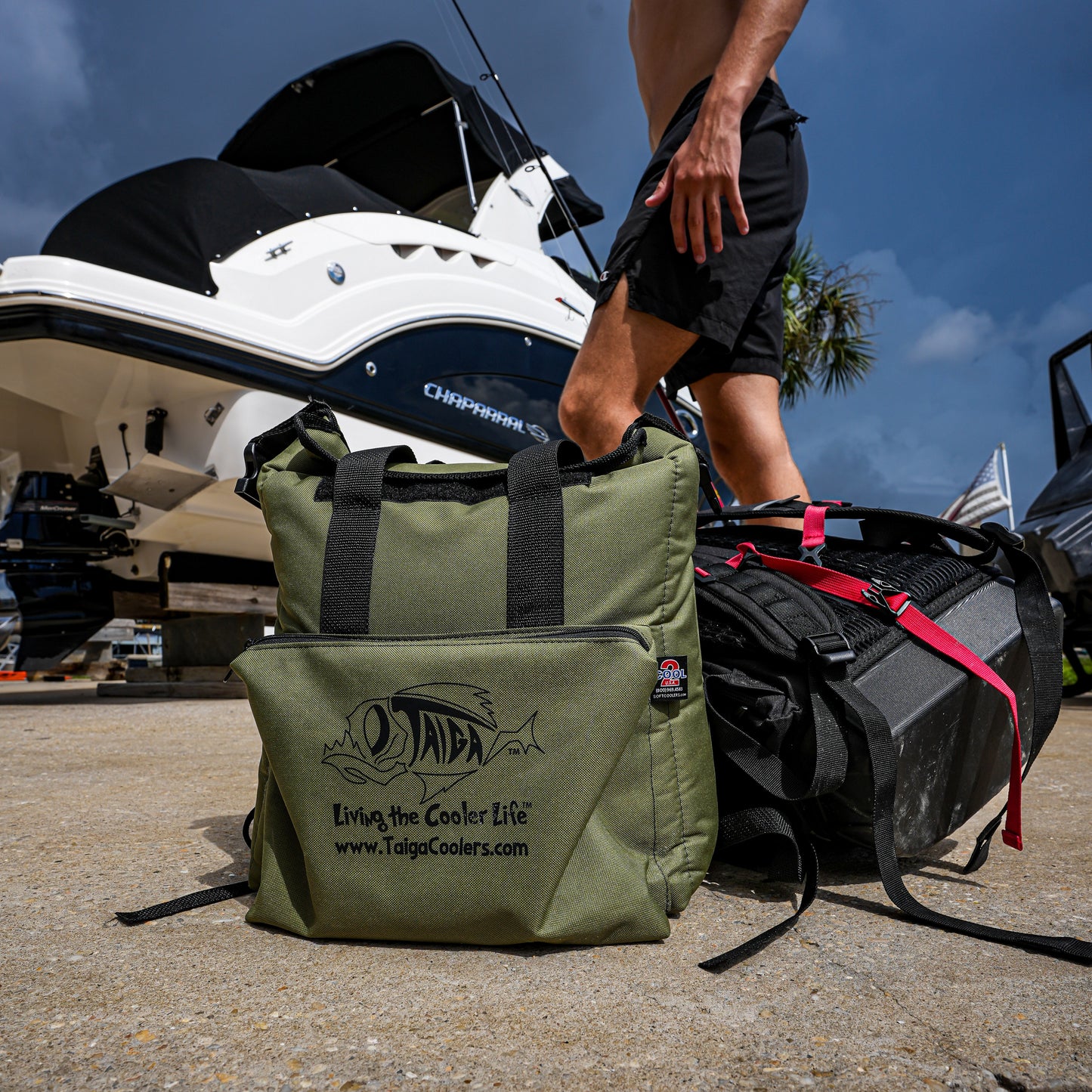 Taiga Olive Back Pack Cooler
