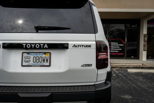 ALTITUDE LC 250 Acrylic Laser Series Tailgate Badge - 2024+ Land Cruiser