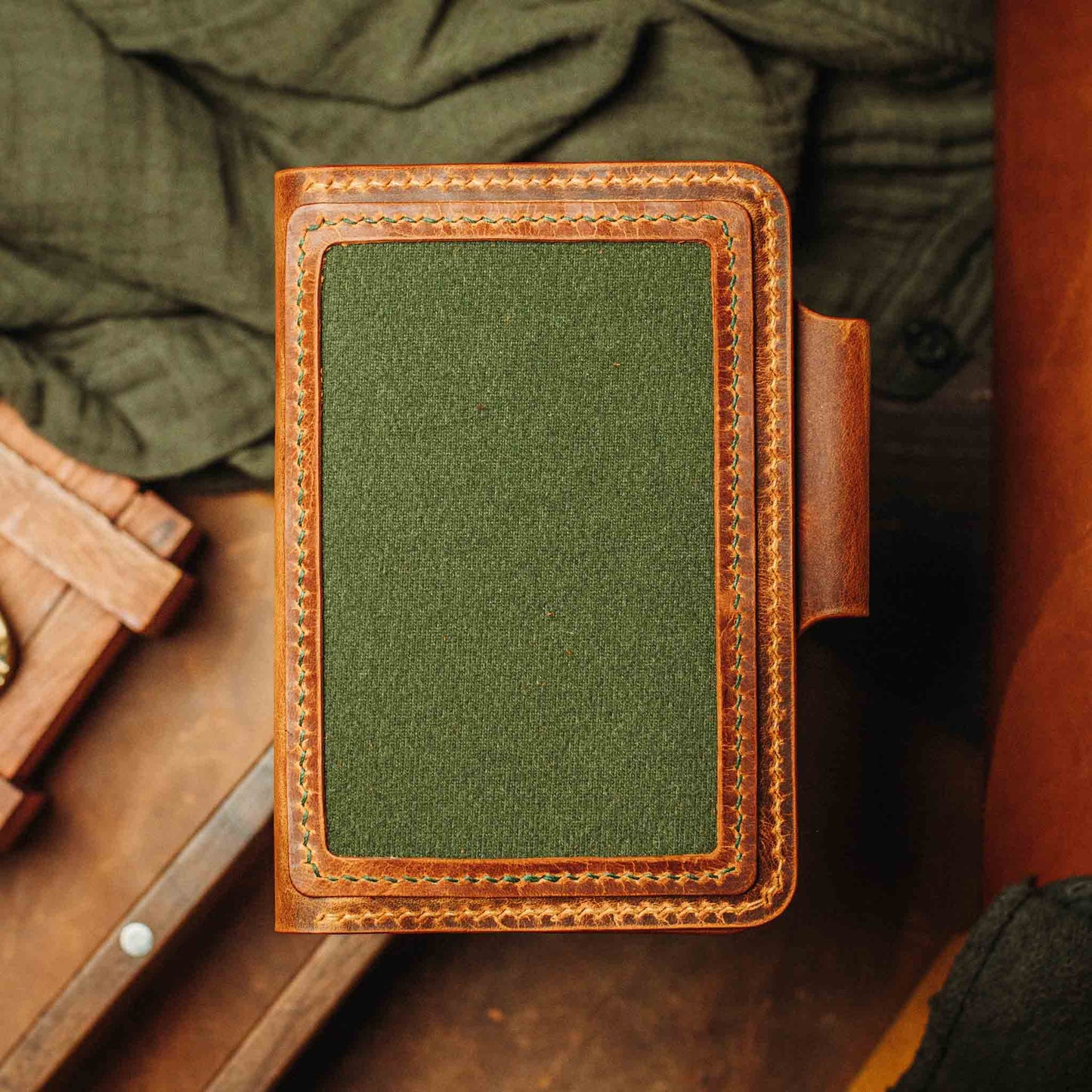 Quartermaster v2 – Leather Passport Wallet with Velcro | Pirate Goods