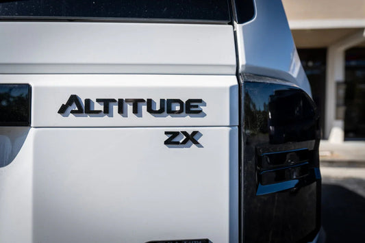 "ZX" LC 250 Acrylic Laser Series Tailgate Badge - 2024+ Land Cruiser