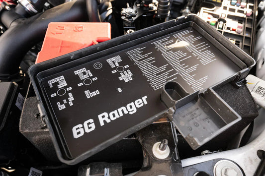 Acrylic Laser Series Fuse Box Lid Label Plate - 2024+ Ranger