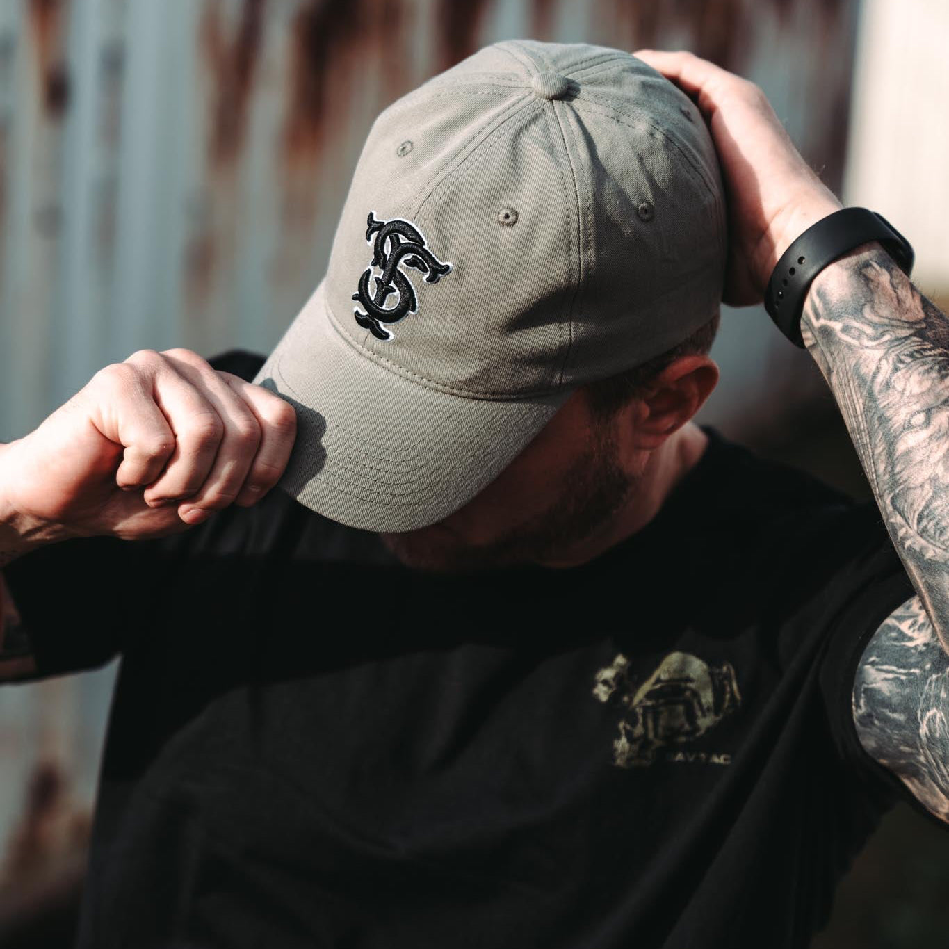 ST Team Hat - Light Olive