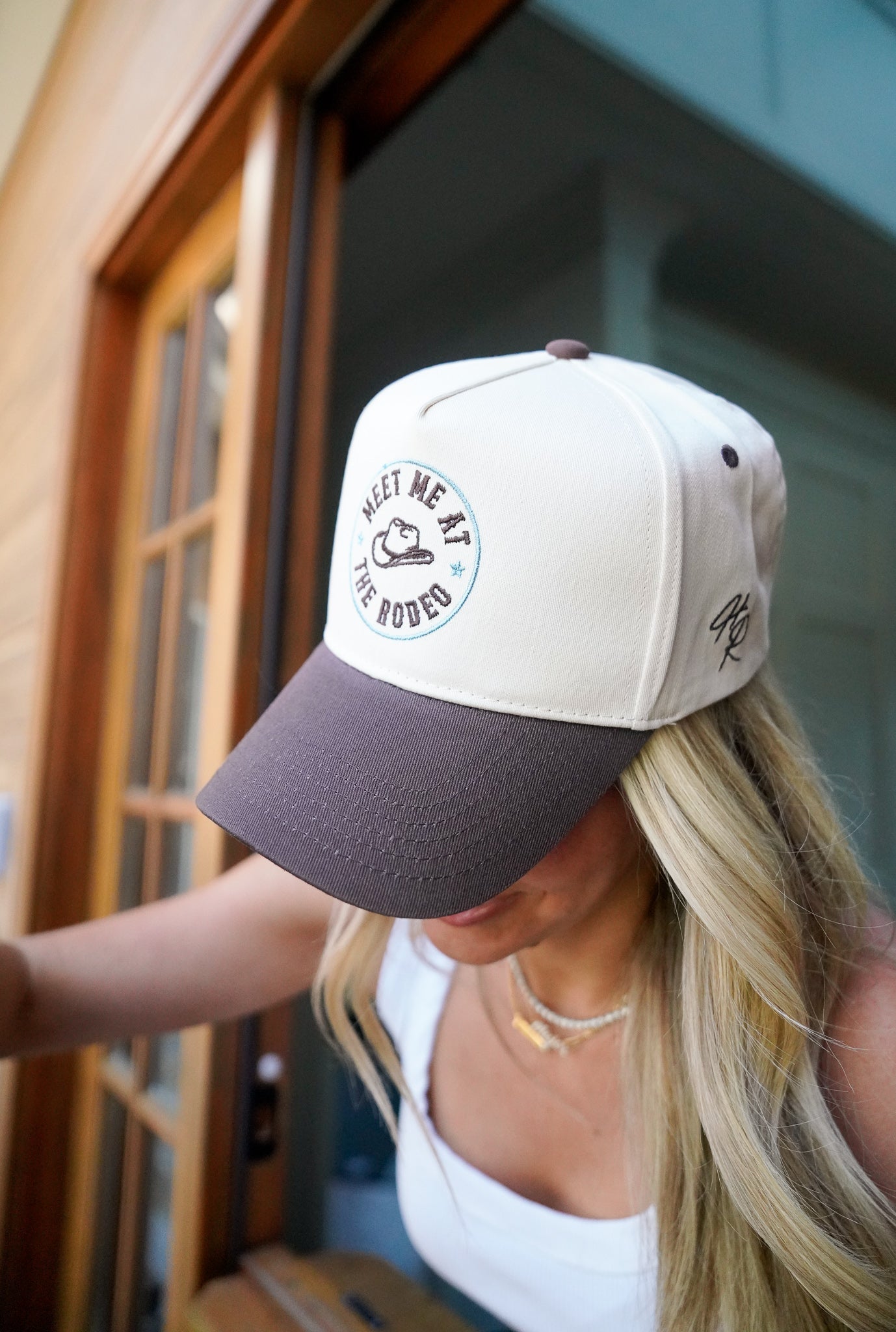 Meet me at the Rodeo - Brown Vintage Trucker Hat