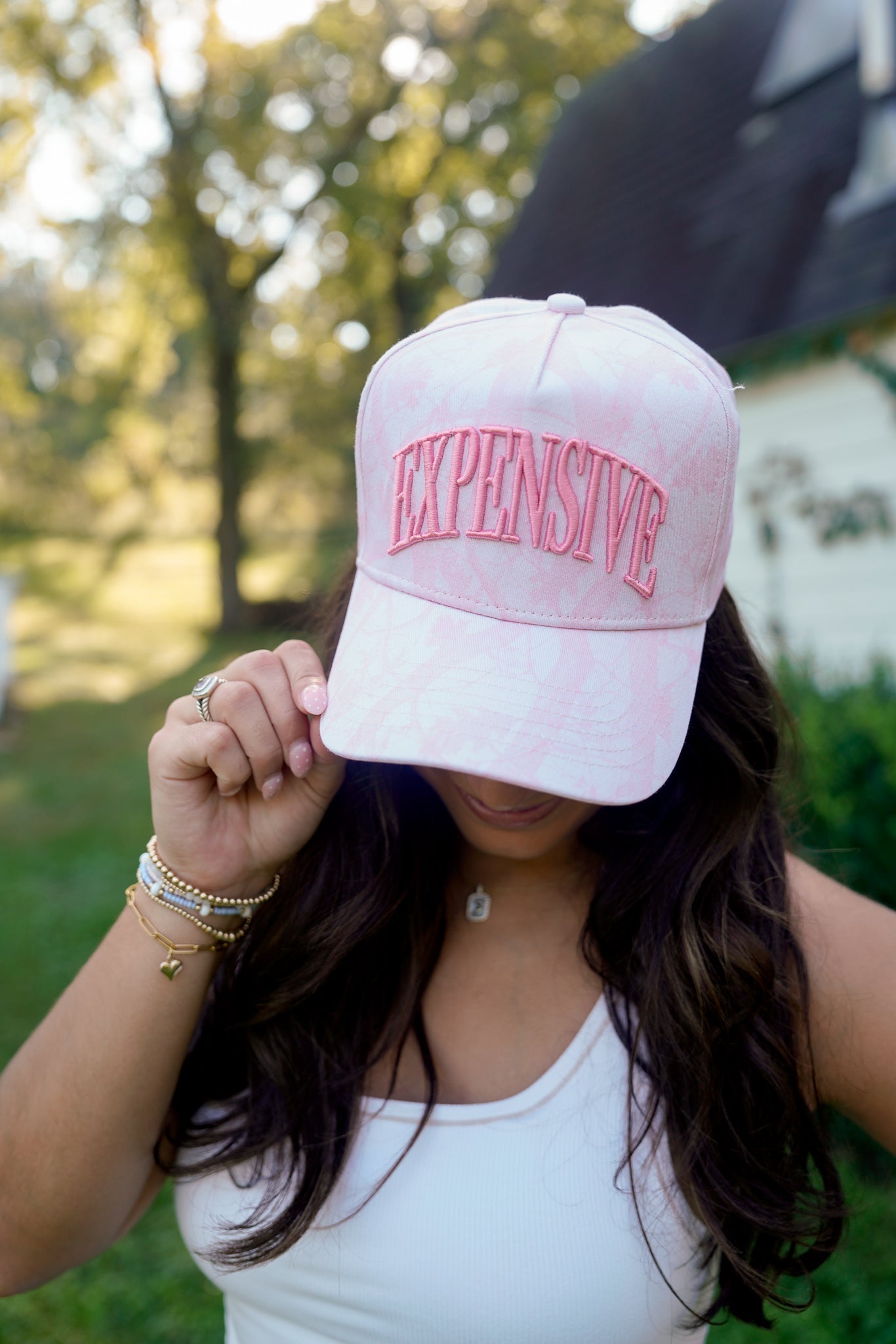 Expensive - Pink Camo Trucker Hat