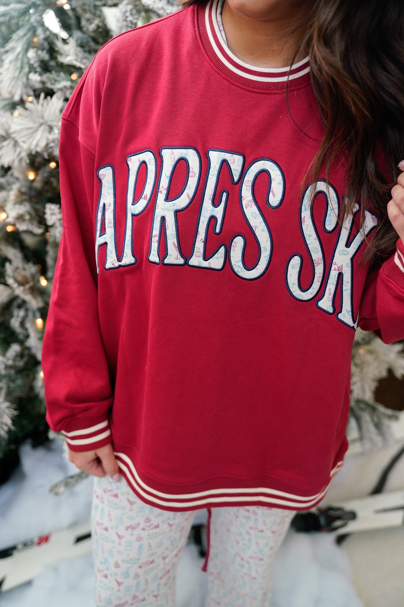 Apres Ski - Maroon Vintage Crewneck Sweatshirt