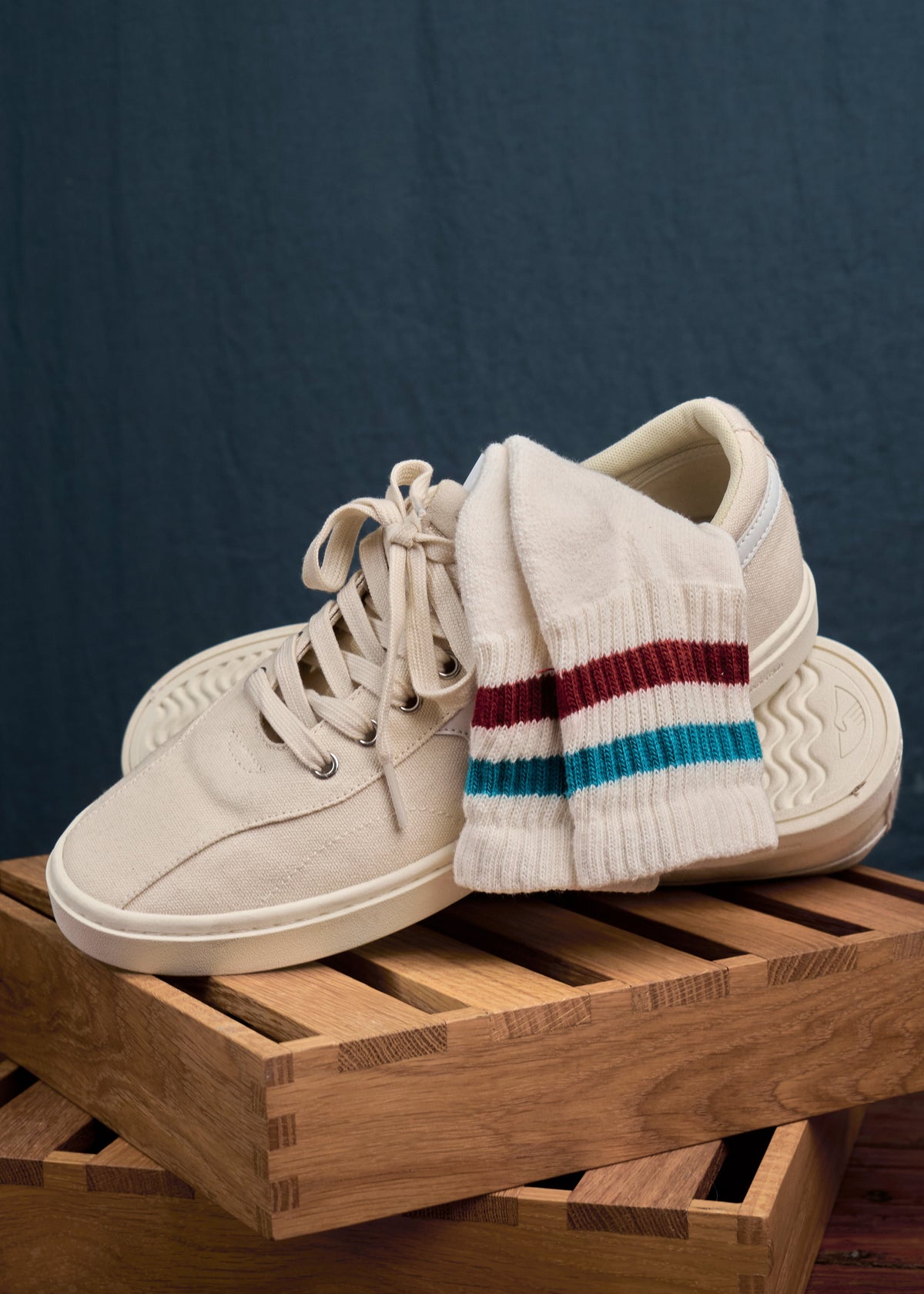 The Retro Stripe Quarter Crew