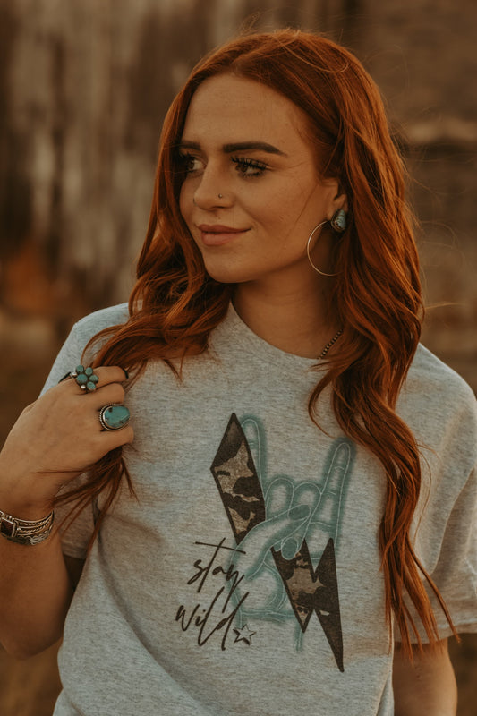 Stay Wild Bolt Graphic Tee