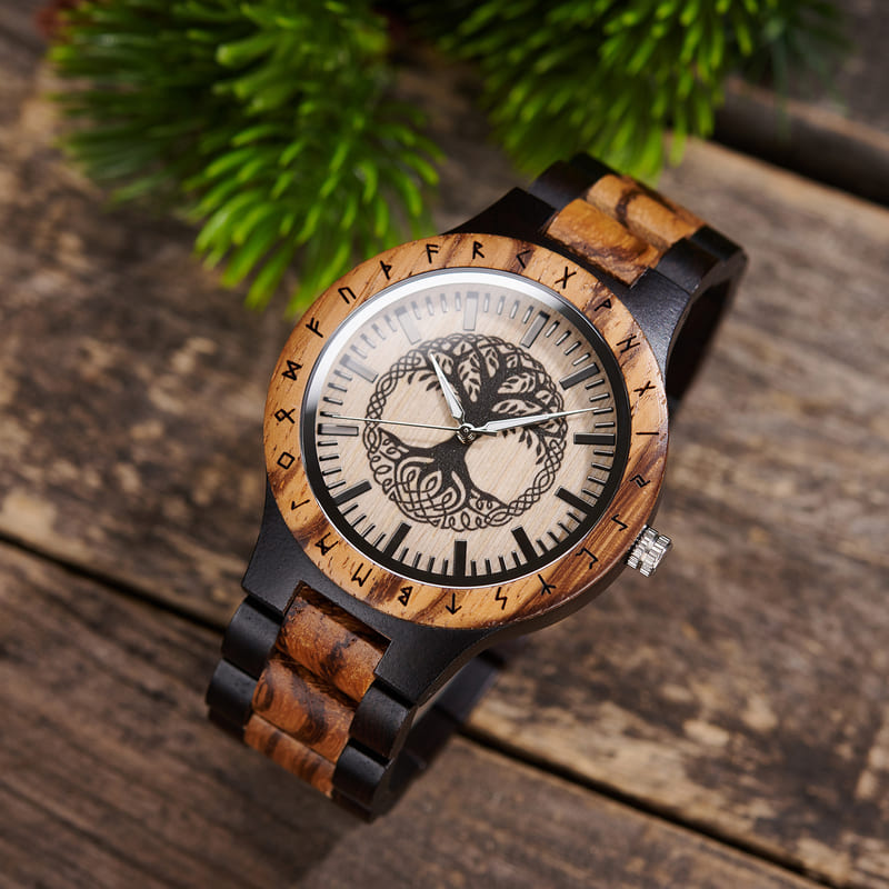 Personalized Tree Of Life Handmade Wooden Watch