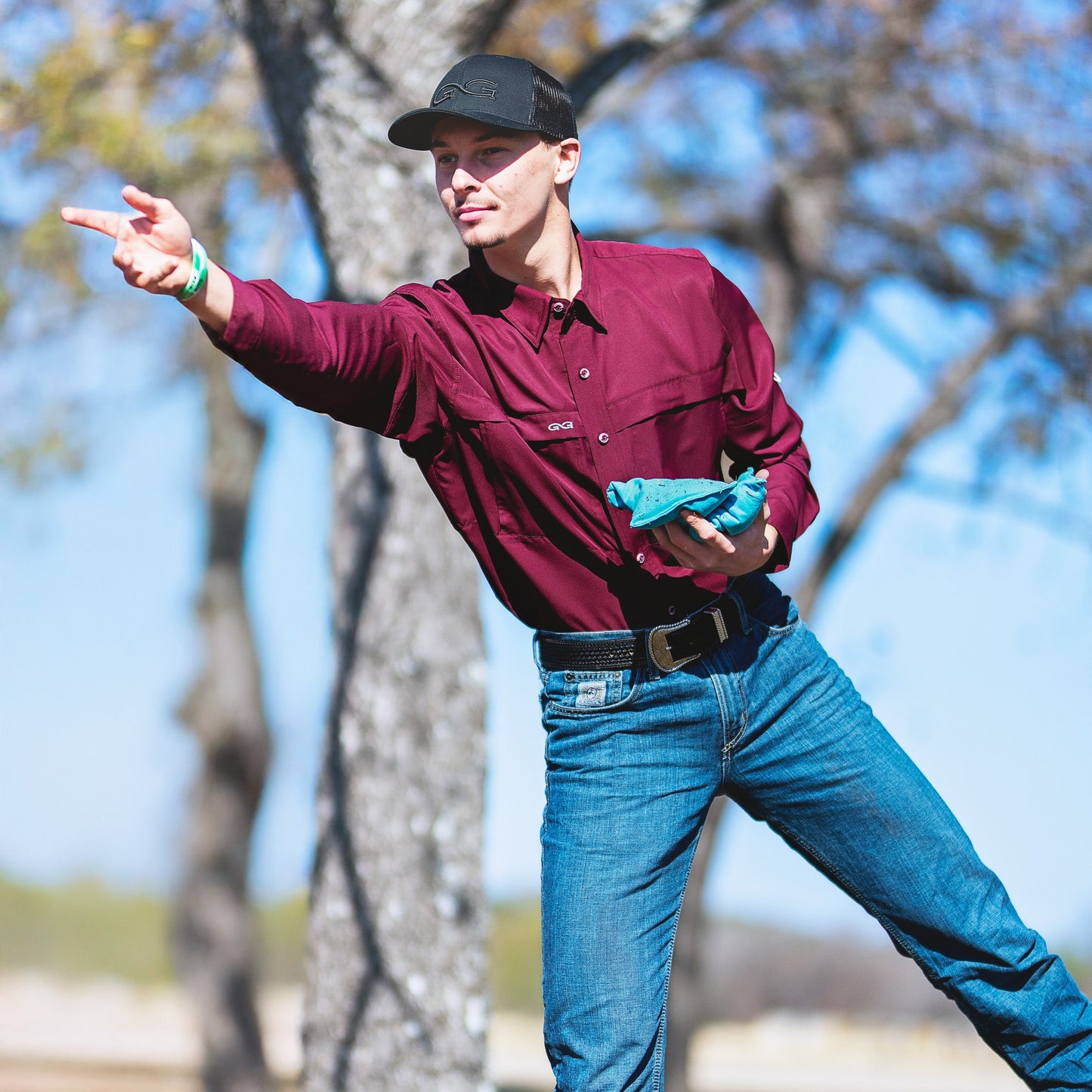 Maroon Explorer Shirt | Long Sleeve
