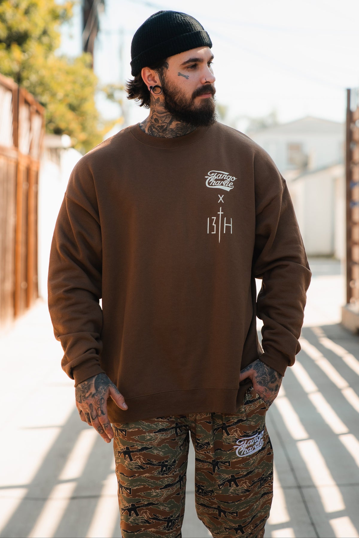 Lift Heavy. Pray Hard. - Crewneck