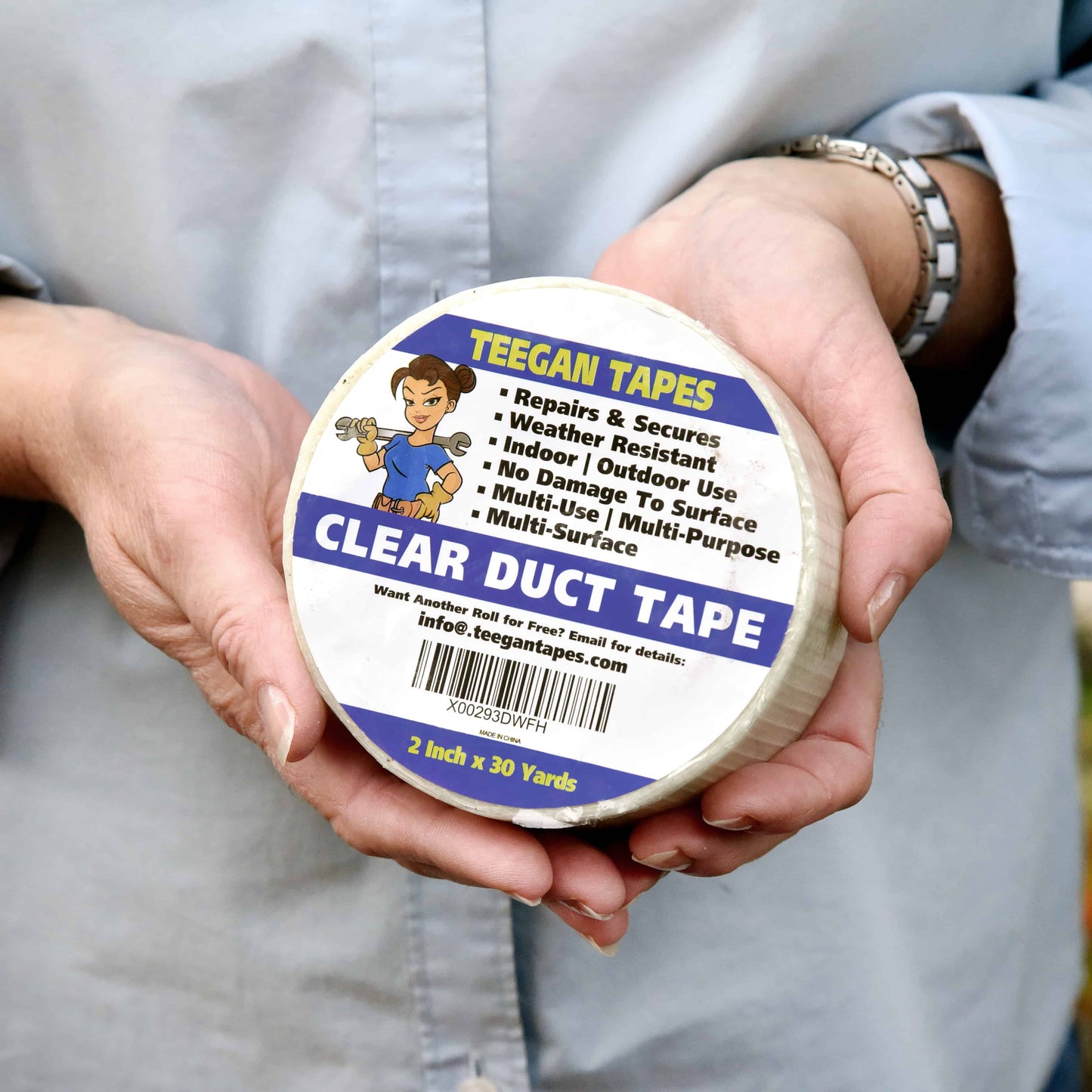 Transparent Duct Tape 2 In x 30 Yards Transparent