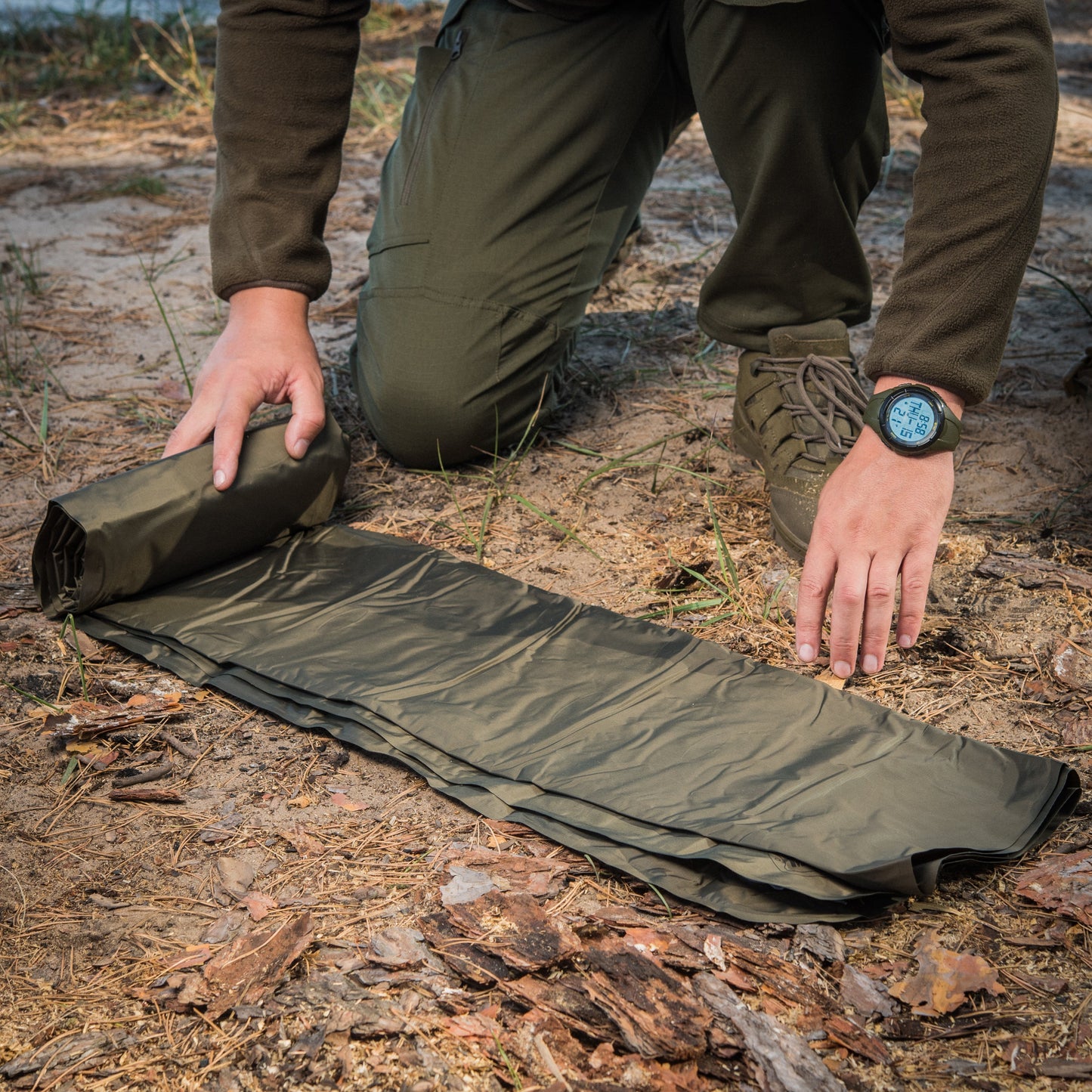 M‑Tac Inflatable Sleeping Pad (77″ × 47″)