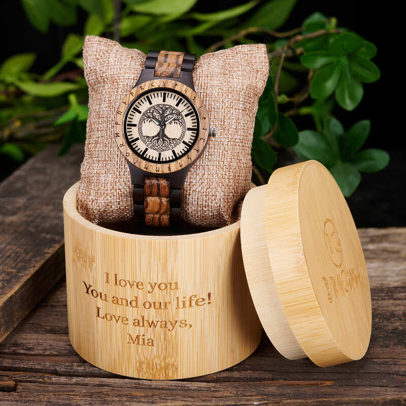 Personalized Tree Of Life Handmade Wooden Watch
