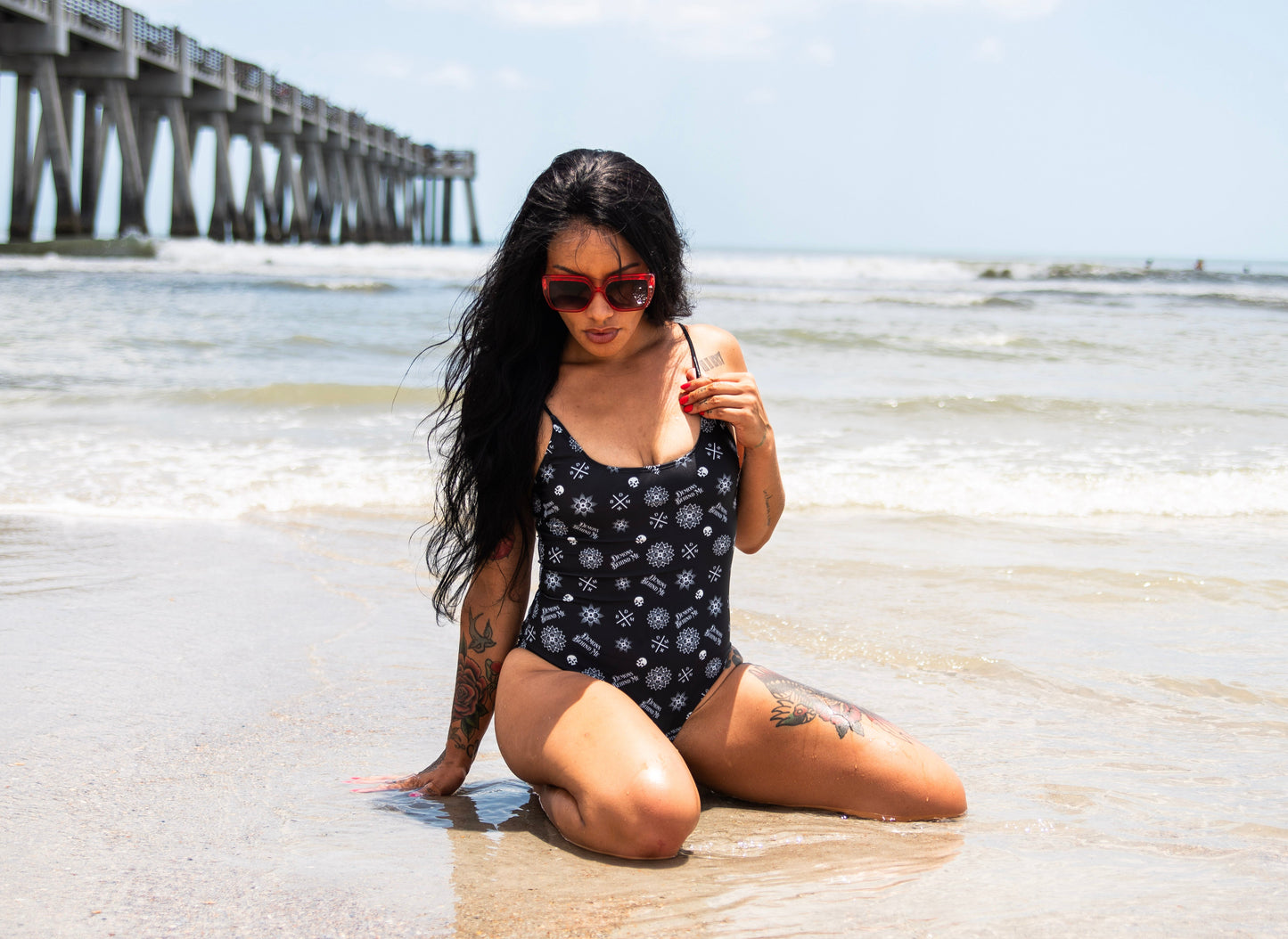 Women's Bandana Print One Piece Swimsuit