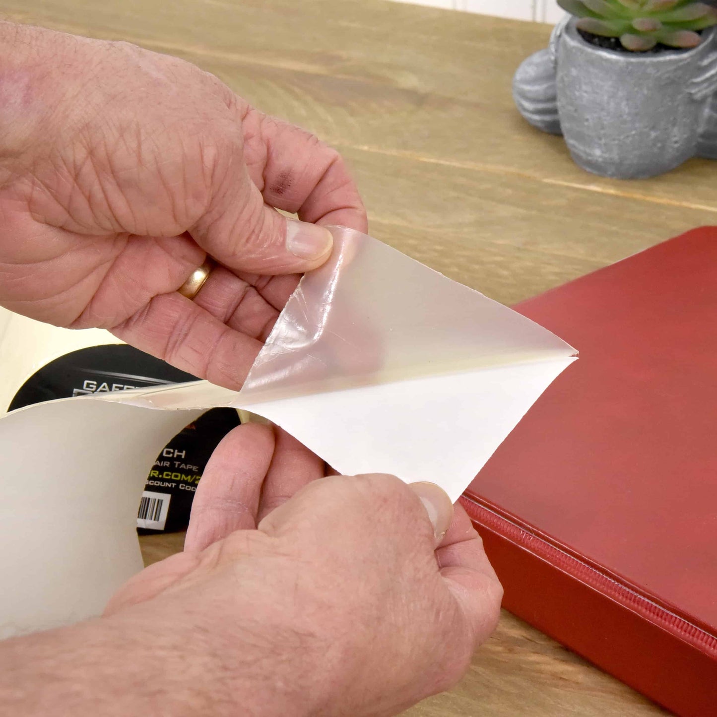 Patch & Shield Power Tape Clear - All Weather Patch Tape - 4" X 5 ft