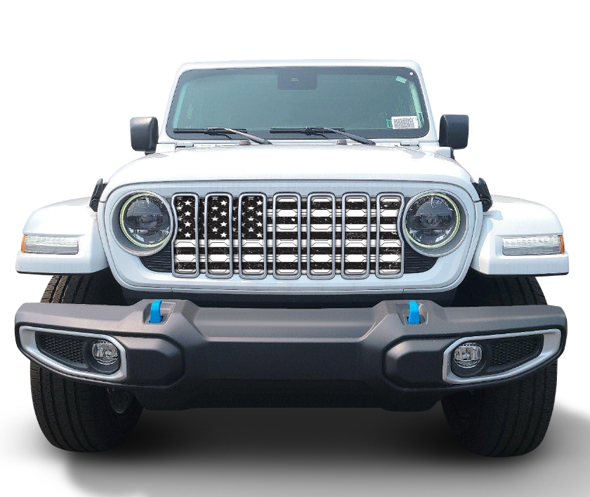 Black & White Collection American Flag Grille Inserts