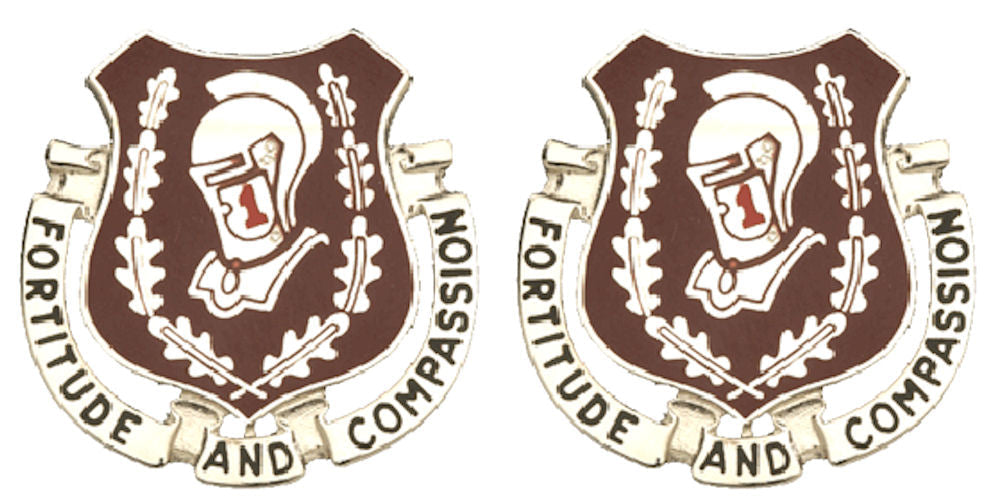1st Medical Group Distinctive Unit Insignia - Pair - FORTITUDE AND COMPASSION