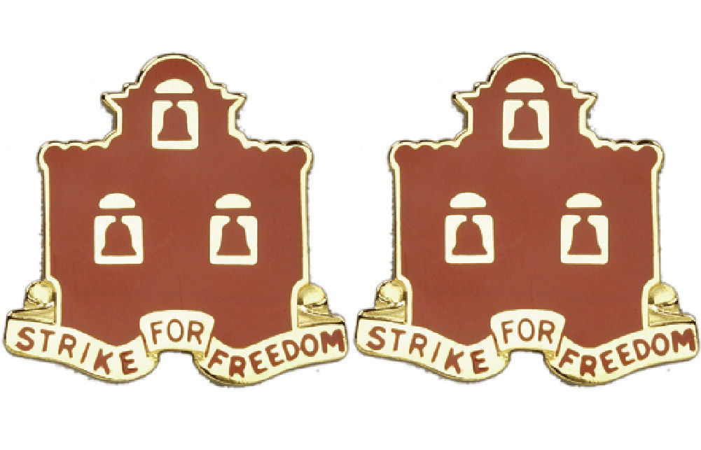3rd Corps Artillery Distinctive Unit Insignia - Pair - Strike For Freedom