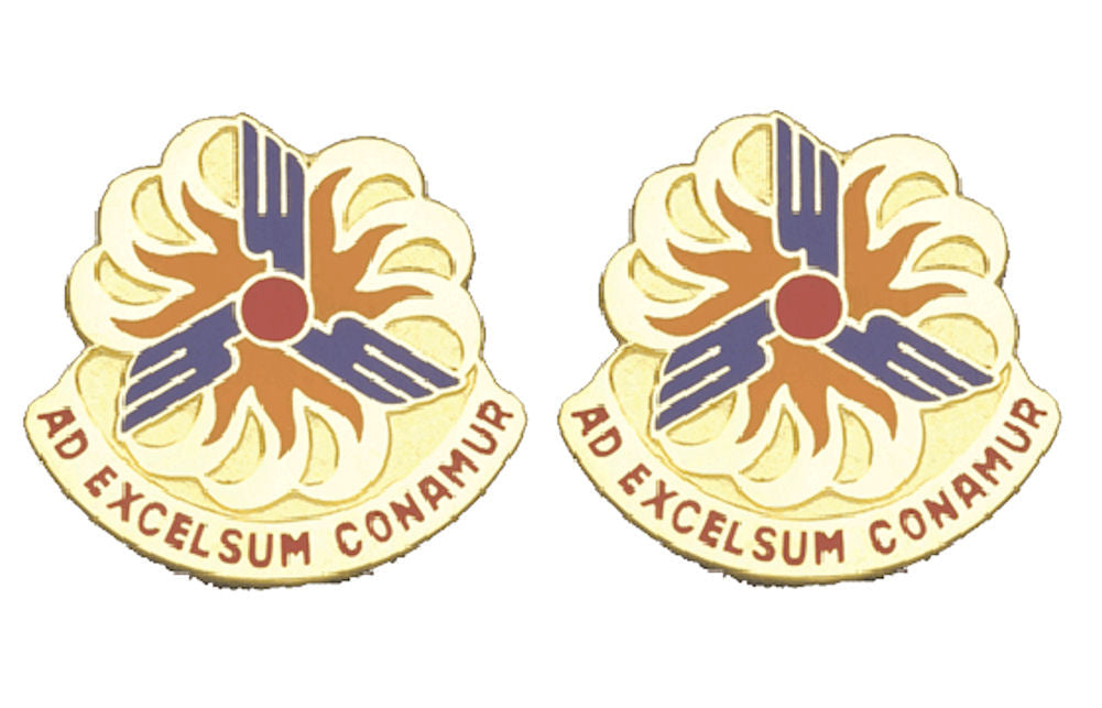 12th Aviation Brigade Distinctive Unit Insignia - Pair - Ad Excelsum Conamur