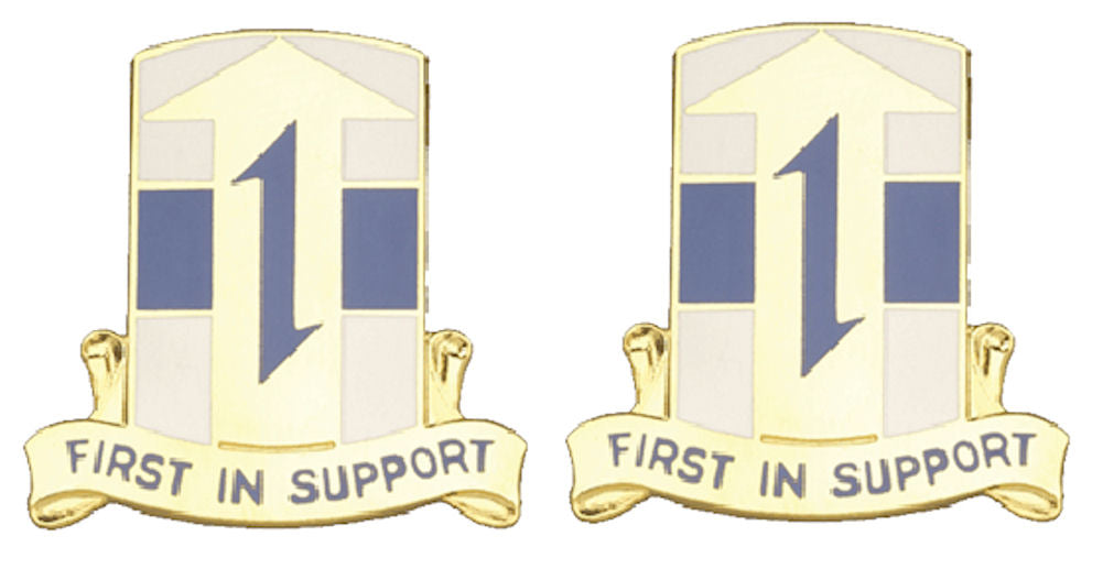 21st Support Command Distinctive Unit Insignia - Pair - First In Support