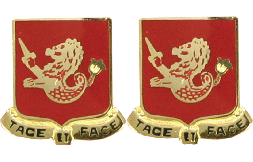 25th Field Artillery Distinctive Unit Insignia - Pair - Tace Et Face
