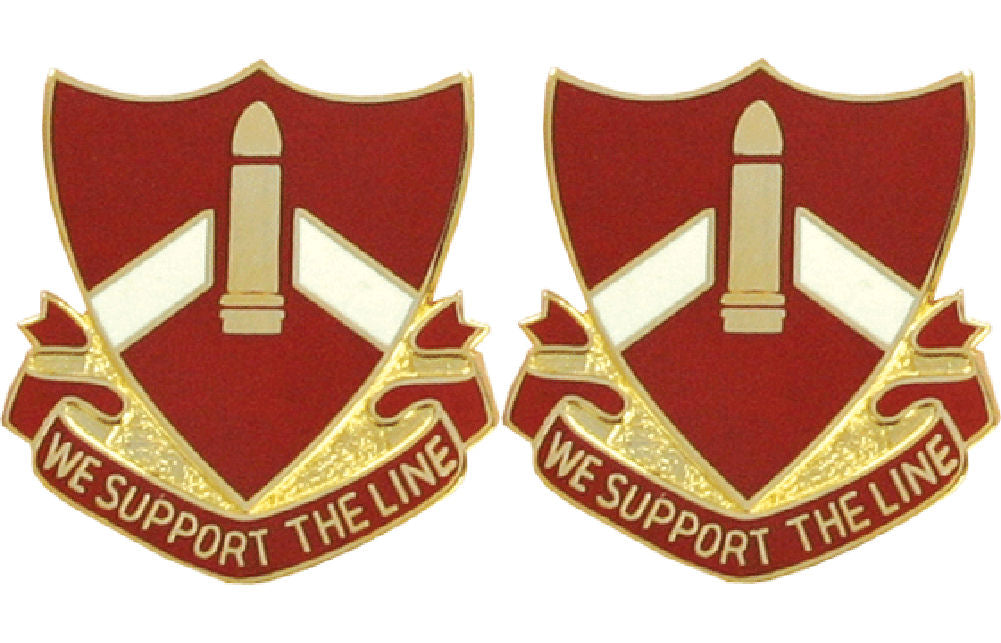 28th Field Artillery Distinctive Unit Insignia - Pair - We Support The Line